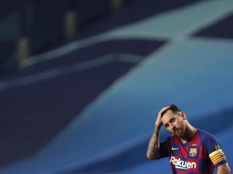 Lionel Messi will laut Medienberichten eine Klausel in seinem Vertrag ziehen, durch die er am Ende jeder Saison einseitig kündigen kann. Foto: Manu Fernandez/Pool AP/dpa