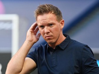 Braucht noch weiteren Ersatz für den abgewanderten Timo Werner: RB-Trainer Julian Nagelsmann. Foto: Michael Regan/Getty Images via UEFA/dpa