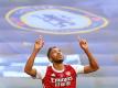 Soll beim FC Arsenal seinen Vertrag verlängern: Pierre-Emerick Aubameyang. Foto: Catherine Ivill/Pool Getty/AP/dpa