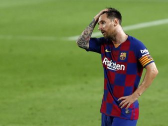 Weltfußballer Lionel Messi will den FC Barcelona verlassen. Foto: Joan Monfort/AP/dpa