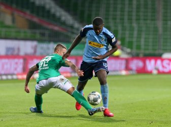 Zurück im Gladbacher Mannschaftstraining: Marcus Thuram Zurück im Gladbacher Mannschaftstraining: Marcus Thuram