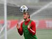 Real Madrids Star Gareth Bale beim Training der walisischen Nationalmannschaft. Foto: Ben Birchall/PA Wire/dpa