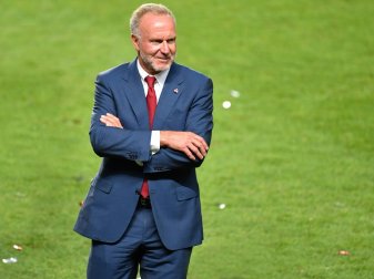 Ein Fan des Finalturniers: Karl-Heinz Rummenigge Ein Fan des Finalturniers: Karl-Heinz Rummenigge