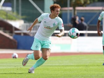Joshua Sargent traf in Minute 73 für die Werder Joshua Sargent traf in Minute 73 für die Werder