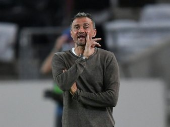 Luis Enrique beim Länderspiel gegen Deutschland Luis Enrique beim Länderspiel gegen Deutschland