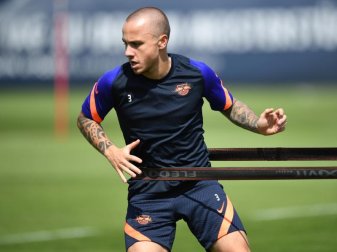 Steht vor einer erneuten Ausleihe an RB Leipzig: Angelino. Foto: Florian Eisele/RB Leipzig/dpa Steht vor einer erneuten Ausleihe an RB Leipzig: Angelino. Foto: Florian Eisele/RB Leipzig/dpa