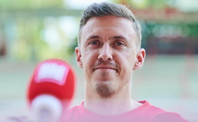 Max Kruse wird beim KSC noch nicht für den 1. FC Union Berlin spielen. Foto: Annette Riedl/dpa-Zentralbild/dpa