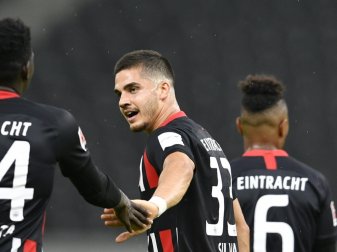 Frankfurts Stürmer Andre Silva traf zum 1:0