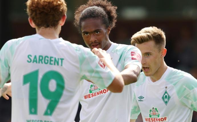 Für Werder erfolgreich: Sargent und Chong 