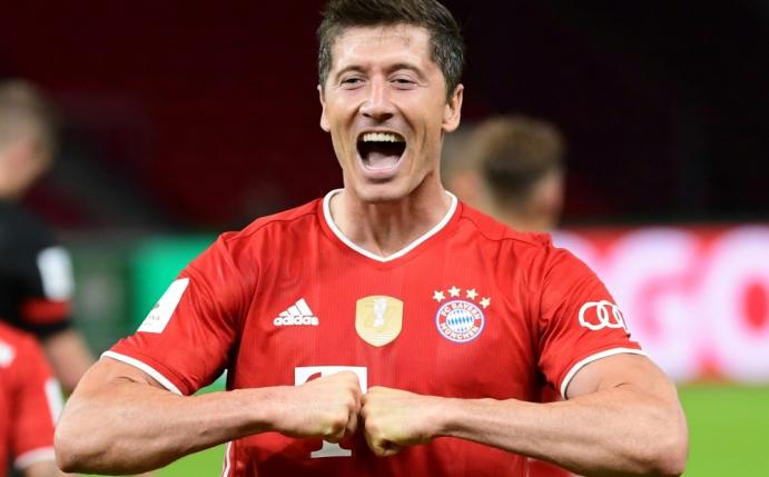 Robert Lewandowski liegt in dem Ranking auf Platz neun