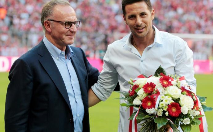Mit dem FC Bayern gewann Pizarro sechs Meisterschaften