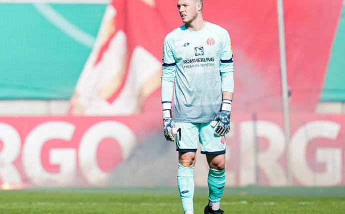 Wechselt auf Leihbasis von Mainz nach Freiburg: Florian Müller. Foto: Uwe Anspach/dpa