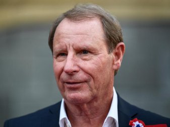 Sieht seinen ehemaligen Club Borussia Mönchengladbach auf einem guten Weg: Berti Vogts. Foto: Patrick Seeger/dpa Sieht seinen ehemaligen Club Borussia Mönchengladbach auf einem guten Weg: Berti Vogts. Foto: Patrick Seeger/dpa