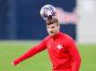 Nach den Worten von RB Leipzigs Trainer Julian Nagelsmann ist Timo Werner «ein außergewöhnlicher Spieler und Mensch.». Foto: Jan Woitas/dpa-Zentralbild/dpa
