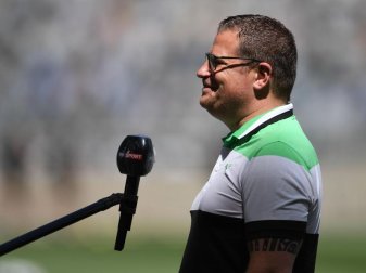 Zeigt sich sehr erfreut über die Rückkehr von Fans: Gladbach-Sportdirektor Max Eberl. Foto: Marius Becker/dpa Zeigt sich sehr erfreut über die Rückkehr von Fans: Gladbach-Sportdirektor Max Eberl. Foto: Marius Becker/dpa