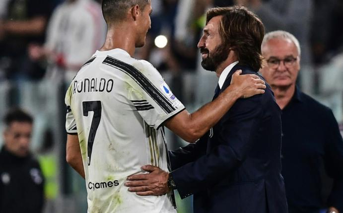 Andrea Pirlo gratuliert seinem Star Cristiano Ronaldo