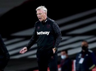 Hat sich mit dem Corona-Virus infiziert: David Moyes, Trainer von West Ham United. Foto: Will Oliver/PA Wire/dpa Hat sich mit dem Corona-Virus infiziert: David Moyes, Trainer von West Ham United. Foto: Will Oliver/PA Wire/dpa