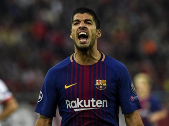 Luis Suárez spielt jetzt für Atlético Madrid. Foto: Angelos Tzortzinis/dpa Luis Suárez spielt jetzt für Atlético Madrid. Foto: Angelos Tzortzinis/dpa