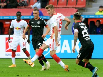 Alexander Sörloth (m.) feierte sein Debüt für RB Leipzig Alexander Sörloth (m.) feierte sein Debüt für RB Leipzig