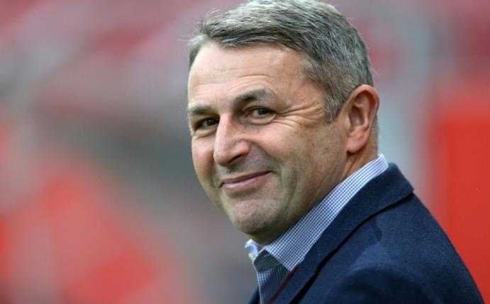 Klaus Allofs stellt sich bei Fortuna Düsseldorf vor 