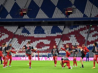 Die Allianz-Arena bleibt auch beim Supercup zwischen Bayern und Dortmund leer. Foto: Matthias Balk/dpa Die Allianz-Arena bleibt auch beim Supercup zwischen Bayern und Dortmund leer. Foto: Matthias Balk/dpa