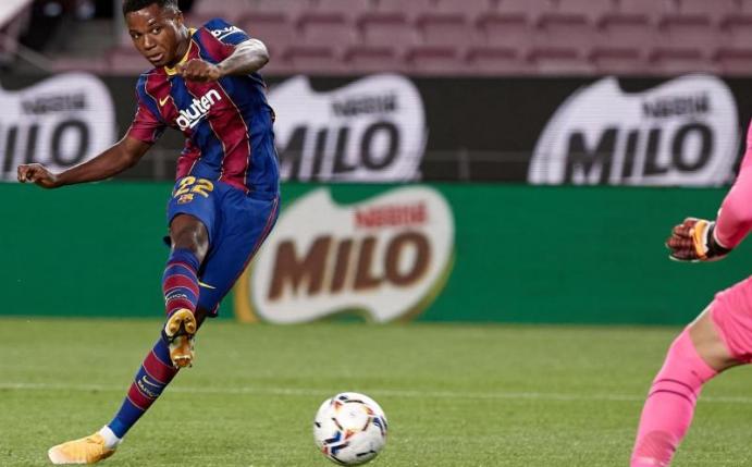 Steht beim FC Barcelona unter Vertrag: Wunderkind Ansu Fati. Foto: David Ramirez/DAX via ZUMA Wire/dpa