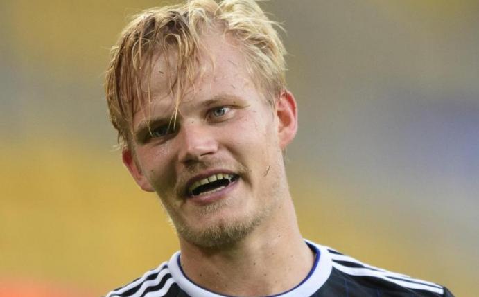 Geht auf Leihbasis zu Union Berlin: Der Finne Joel Pohjanpalo. Foto: Robert Michael/dpa-Zentralbild/dpa