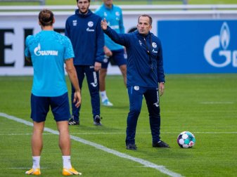 Gibt beim FC Schalke 04 ab sofort sportlich die Richtung vor: Trainer Manuel Baum. Foto: Guido Kirchner/dpa Gibt beim FC Schalke 04 ab sofort sportlich die Richtung vor: Trainer Manuel Baum. Foto: Guido Kirchner/dpa