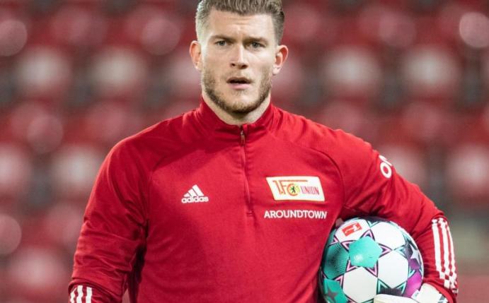 Torwart Loris Karius war für Union Berlin noch nicht im Einsatz. Foto: Andreas Gora/dpa