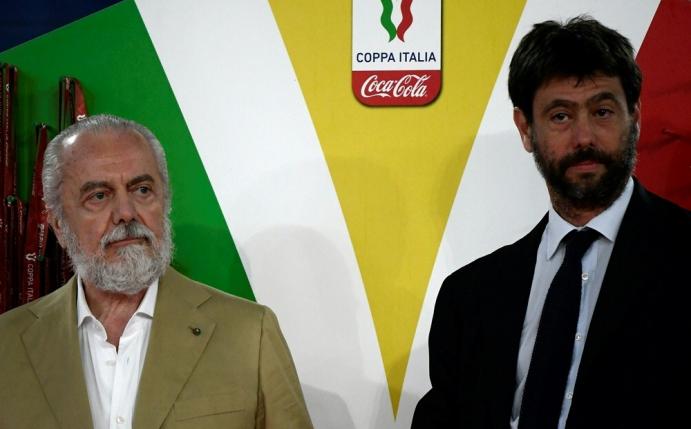 Aurelio De Laurentiis (l.) und Andrea Agnelli