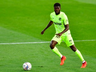 Partey noch im Trikot von Ex-Klub Atletico Madrid Partey noch im Trikot von Ex-Klub Atletico Madrid