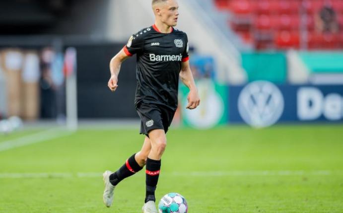 Der Leverkusener Florian Wirtz könnte der bislang jüngste deutsche U21-Nationalspieler werden. Foto: Rolf Vennenbernd/dpa