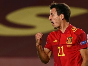 Matchwinner Mikel Oyarzabal trifft für Spanien Matchwinner Mikel Oyarzabal trifft für Spanien