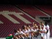 Dem VfB Stuttgart dohrt ein Heimspiel vor leeren Tribünen. Foto: Marijan Murat/dpa