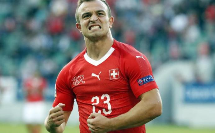 Schweizer Hoffnungsträger: Xherdan Shaqiri. Foto: Ruben Sprich/Xinhua/dpa