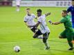 Verletzte sich bei der U21: Ragnar Ache (M). Foto: Str/dpa
