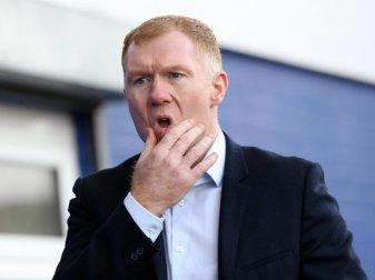 Paul Scholes ist Mitinhaber des englischen Viertligisten FC Salford City. Foto: Barrington Coombs/PA Wire/dpa Paul Scholes ist Mitinhaber des englischen Viertligisten FC Salford City. Foto: Barrington Coombs/PA Wire/dpa
