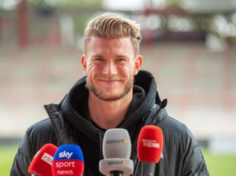 Neu bei Union Berlin: Keeper Loris Karius. Foto: Christophe Gateau/dpa Neu bei Union Berlin: Keeper Loris Karius. Foto: Christophe Gateau/dpa