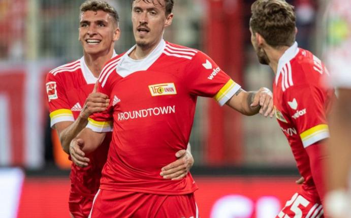 Einer von mehreren Toptransfers bei Union Berlin: Max Kruse (M). Foto: Andreas Gora/dpa