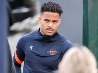 Muss in Augsburg vorerst auf der Bank Platz nehmen: RB-Neuzugang Justin Kluivert. Foto: Jan Woitas/dpa-Zentralbild/dpa Muss in Augsburg vorerst auf der Bank Platz nehmen: RB-Neuzugang Justin Kluivert. Foto: Jan Woitas/dpa-Zentralbild/dpa