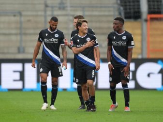 Arminia Bielefeld droht gegen den FC Bayern ein Spiel vor leeren Rängen. Foto: Friso Gentsch/dpa Arminia Bielefeld droht gegen den FC Bayern ein Spiel vor leeren Rängen. Foto: Friso Gentsch/dpa