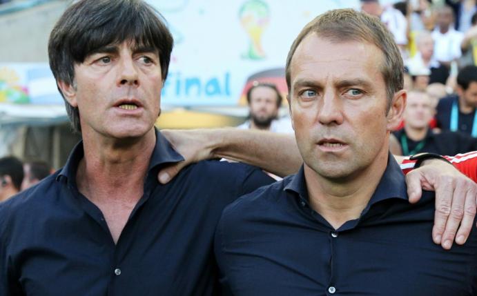 Hansi Flick (r.) wurde als Co-Trainer 2014 Weltmeister