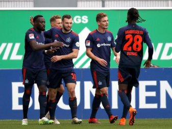 Der HSV feierte einen knappen Auswärtssieg in Fürth. Foto: Daniel Karmann/dpa Der HSV feierte einen knappen Auswärtssieg in Fürth. Foto: Daniel Karmann/dpa