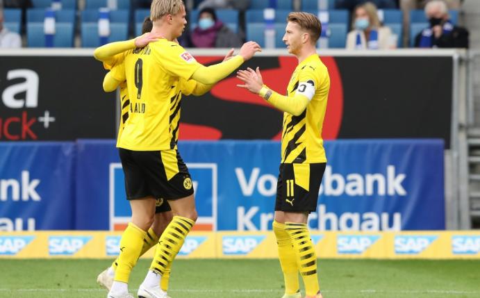 Reus erzielt das Tor des Tages in Sinsheim