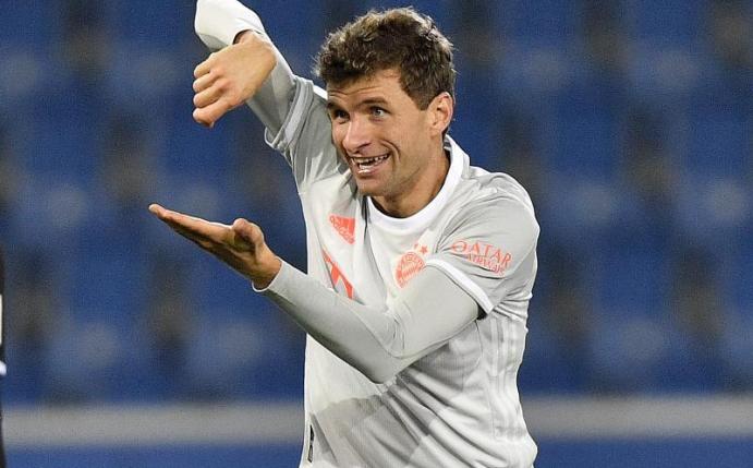 Ist in einer überragenden Form: Bayern-Profi Thomas Müller. Foto: Martin Meissner/AP-Pool/dpa