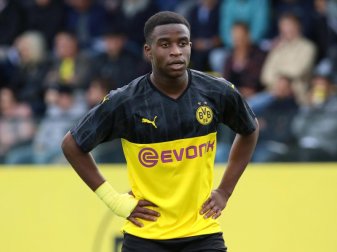 BVB-Toptalent Youssoufa Moukoko. Foto: Revierfoto/dpa BVB-Toptalent Youssoufa Moukoko. Foto: Revierfoto/dpa