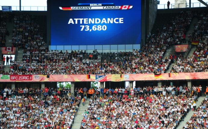 73.680 Zuschauer sahen das WM-Eröffnungsspiel 2011