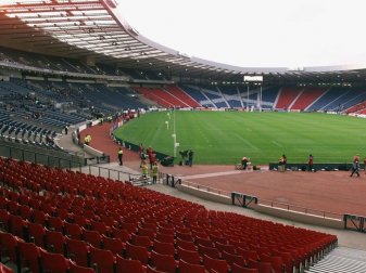 Der Hampden Park war Schauplatz der Machtdemonstration Der Hampden Park war Schauplatz der Machtdemonstration