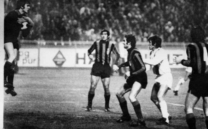 Inter und Mönchengladbach trafen 1971 aufeinander