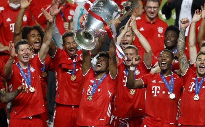 Der FC Bayern hatte in der vergangenen Saison die Champions League gewonnen. Foto: Matthew Childs/Pool Reuters/AP/dpa